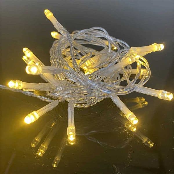 10/5/4/3/2/1M LED string lights garden Christmas tree fairy lights waterproof garden outdoor holiday Christmas party home decoration X241114