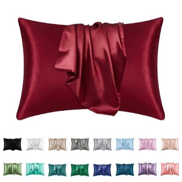 2026 Comfortable Silk Pillowcase With Soft Satin Finish - Elegant Bedroom Accessory Free Shipping