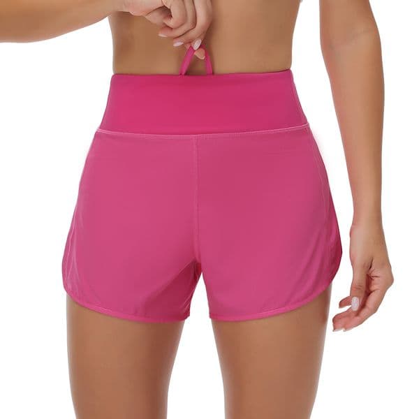 Speed Up High-Rise Lined Short 4" Yoga Shorts Outfits With Exercise Fitness Wear Moisture Wicking Fabric for Exercise Enthusiasts