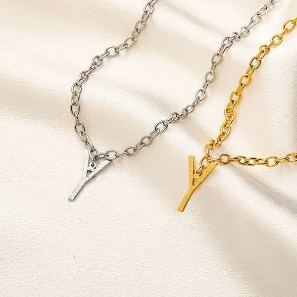 18K Gold Plated Stainless Steel Pendant Necklace Fashion Women Rhinestone Crystal Pearl Necklaces Choker Chain Wedding Jewelry Love Gifts