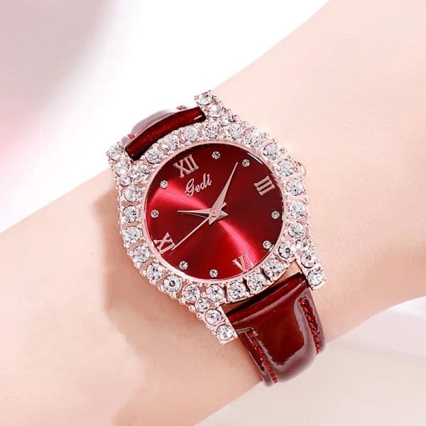 Women's watch High Quality Luxury Fashion Diamond fashion Simple atmospheric quartz battery watch