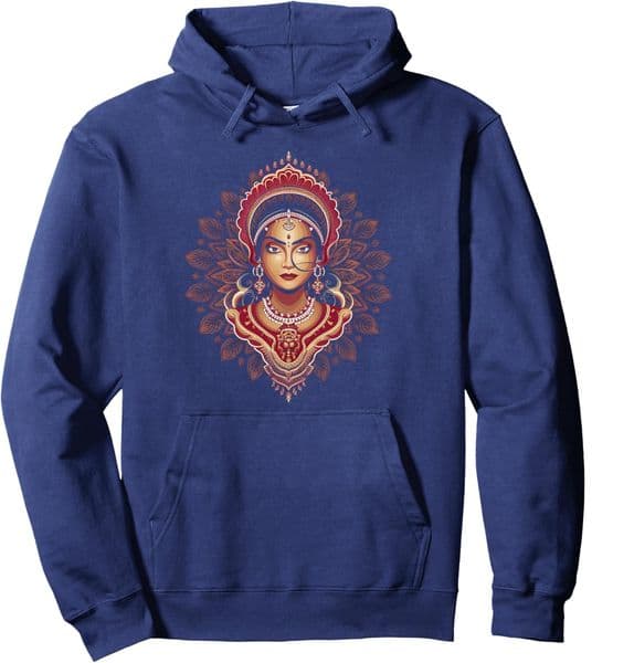 Hoodie for Mens Womens Hindu Deity Mandala India Buddhism Hinduism Diwali Gift Pullover Hoodie Graphic Hoodies sweatshirt Pullover Long Sleeve