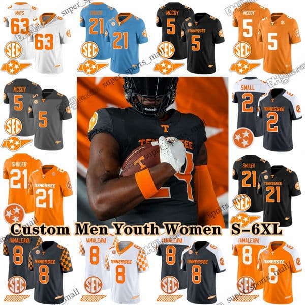 Custom NCAA 2024 Tennessee Volunteers Football Jersey 8 Nico Iamaleava 6 Dylan Sampson Dont'e Thornton Jr. Arion Carter Will Brooks Gaston Moore Jake Merklinger