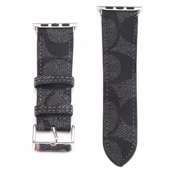 40mm For 38mm 41mm 42mm 44mm 45mm Fashion Designer Watch Straps for iwatch Series 1 2 3 4 5 6 Leather Smart Bands Deluxe Wristband Watchbands Wearable Z260603