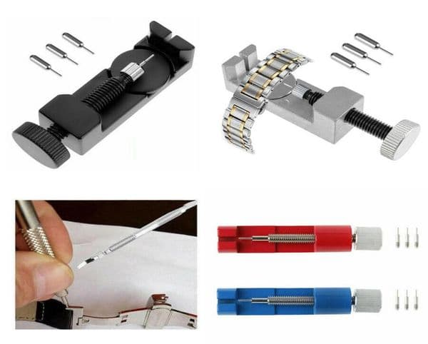 Metal Adjustable Watch Band Strap Bracelet Link Pin Remover Repair Tool Kit Aluminium alloy Tools Sets Accessories4363063