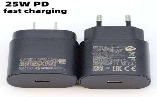 Super Fast 25w PD USB Type C Quick Charger Adapter TA800 For Samsung S20 Note 20Neto10 Travel chargers64510865716565