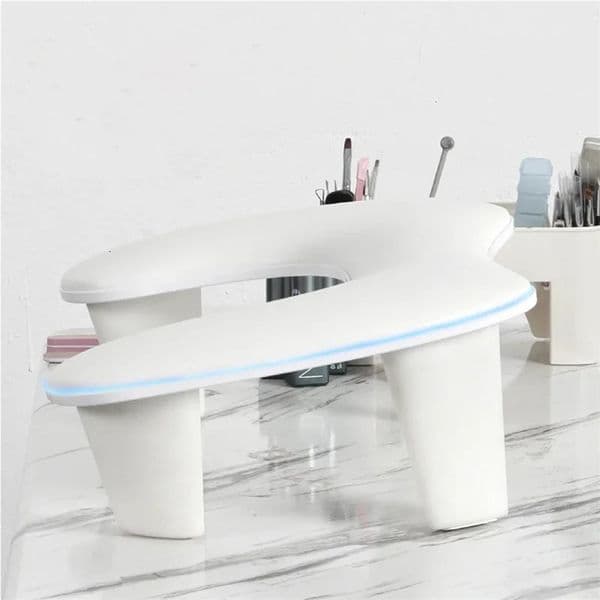 soft PU leather hand pillow butterfly nail pillow non slip hand pillow manual handle nail salon tool 240929