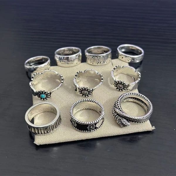 New Silver Plated Ring Designer for Mens and Women Rings Fashion Jewelry Supply