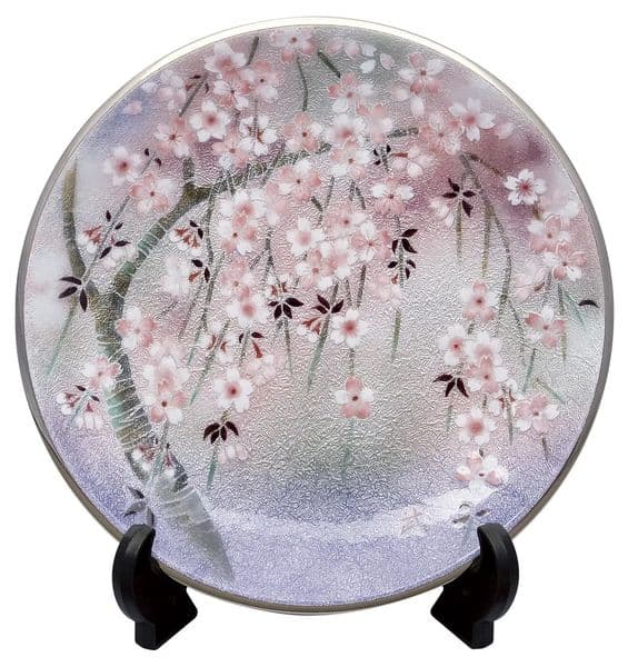 Watercolor Spring Cherry Blossoms Japanese Printing Decorative Board Handmade Display Board Wedding Gift Hanging Decorative Board 240924