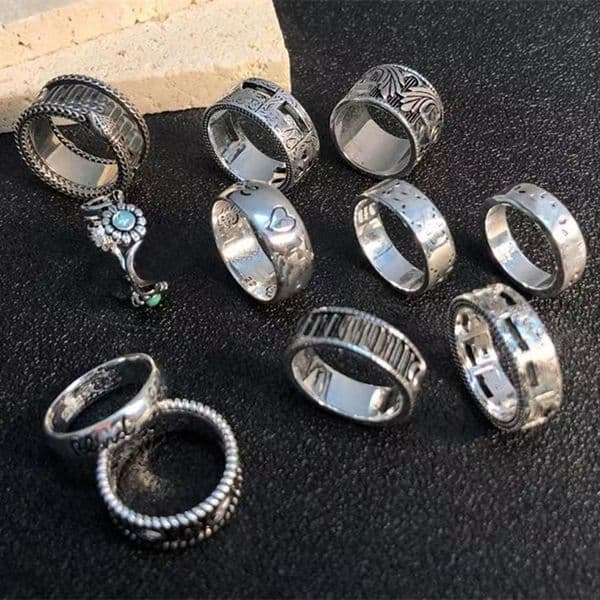 New Silver Plated Ring Designer for Mens and Women Rings Fashion Jewelry Supply