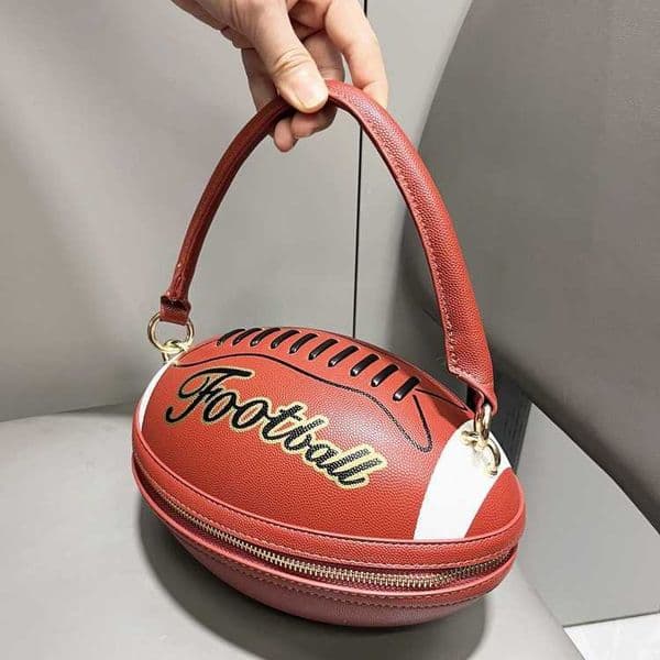 Women's bag, handbag, rugby style, fun dinner bag, banquet party bag, shoulder bag 240915