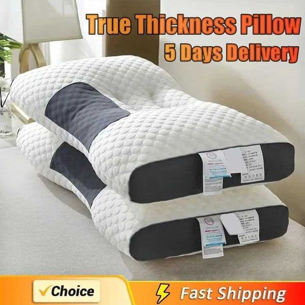 Hydromassage Pillow Washable Wrinkle Free Cervical Support Pillow Core Home Battery Gift Pillow Y240930