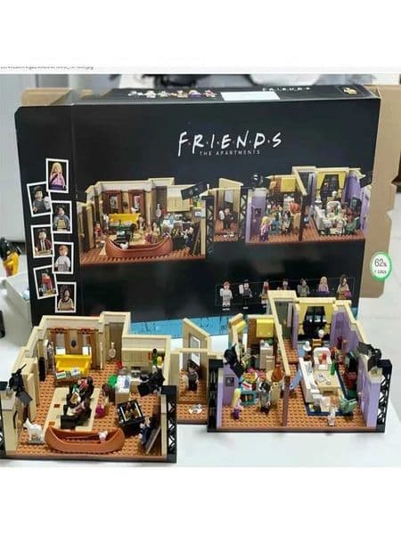 2026 New Blocks Classic TV Drama City Center Friends Apartment Party 10292 Coffee Shop Architecture Toys Home Decoration Gifts Y24111279rb D
