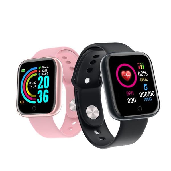 Y68 Smart Watch Color Screen Step Counting Multi Sport Mode Message Reminder SmartWatch Photography Music Remote Control Smart Band