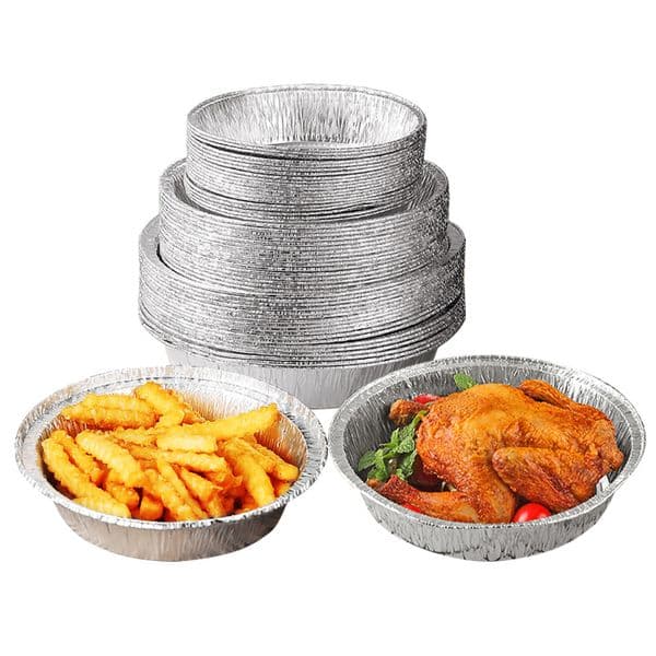 10pcs/lot Aluminum Foil Air Fryer Liners Non-stick Disposable Paper Liner Oil-proof Water-proof Sheets Baking Frying Grilling Roasting Microwave Plates Trays HW0158