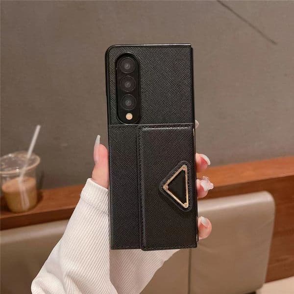 hone Cases For Samsung Galaxy Z fold 6 5 4 3 Z Flip 6 5 4 3 5G Luxury Leather mobile Case for samsung S25ultra S24 S24U S23Ultra S22 Z260604