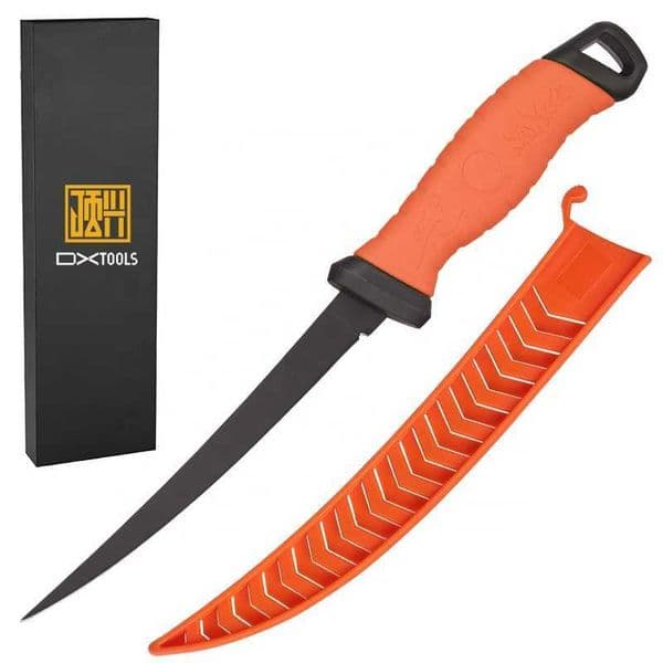 Custom OEM/ODM tactical knife Outdoors Fish Cutting Fillet pocket knife Knife knives Non-stick Coating PP+TPR Soft Handle Stainless Steel Fishing Knife