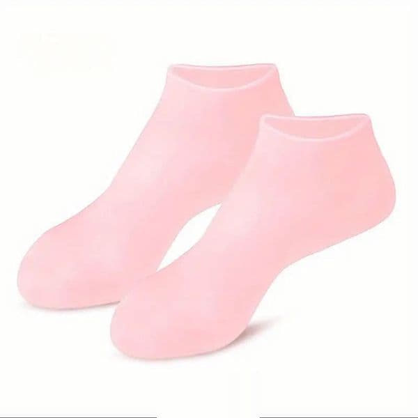 Silicone Moisturizing Gel Socks Cracked Heels Rough Skin Pedicure Socks Women Men Foot Care Tool Softening Repairing Feet Calcetines De Gel Hidratante De Silicona