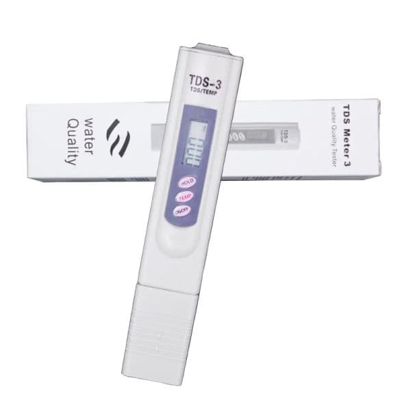 TDS-3 TDS Meter Digital LCD Screen Filter Pen Temp PPM Tester Stick Water Purity Tester 0-9990 PPM Temperature Pen LL