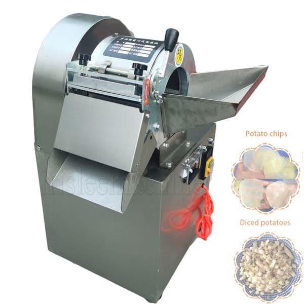 Vegetable Slicer Commercial Kitchen Machine Multifunctional Fruit Cutter French Fry S.steel Electric Potato Carrot Maker