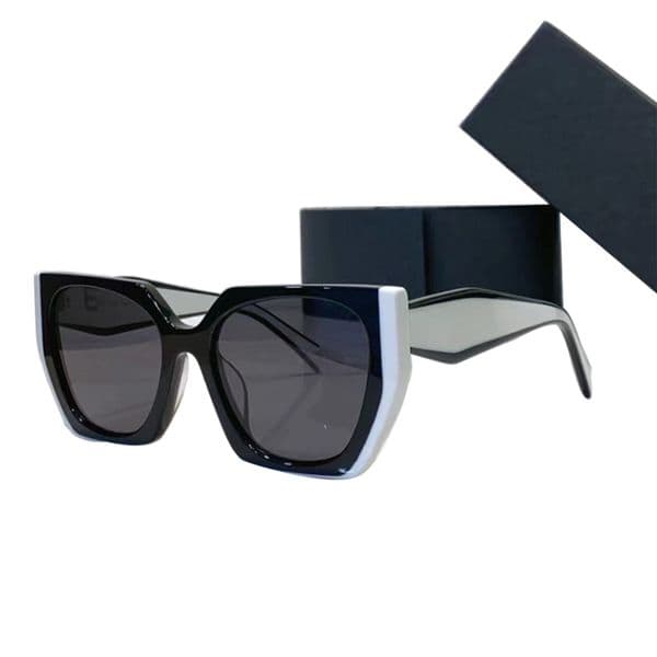 ladies luxury designer sunglasses for women 15W sports womens sunglasses for men famous brands outdoor simple UV400 sun glasses black white plank frames with case