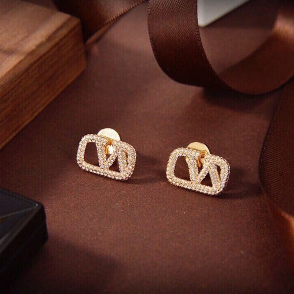 Drop V Earrings Gold Earring Designer For Woman Fashion Luxury Vlogo Brand Letter Stud Pearl earings Girls Ear Studs Weddings 3243