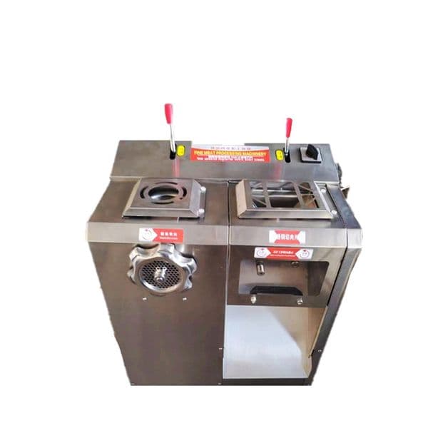 Commercial multifunctional dual-purpose head up meat grinder with dual cutting function enema meat shop grinding and grinding machine