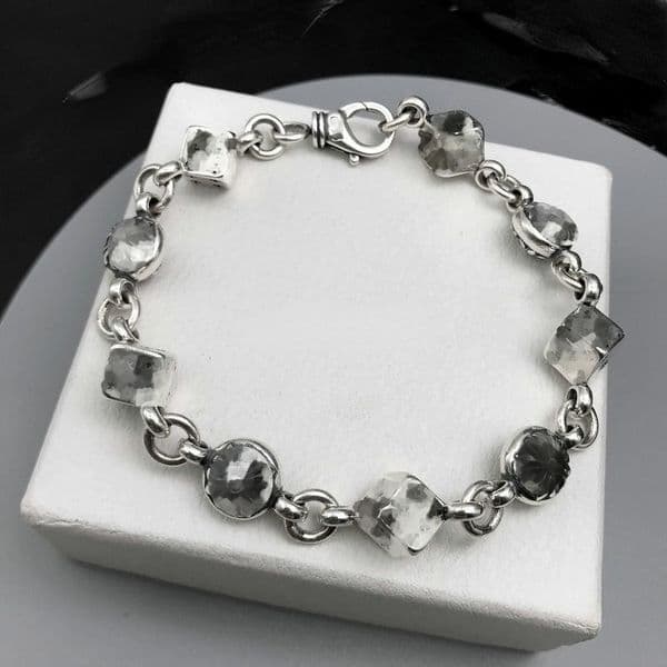 Unisex Designer Bracelets Multi-styles Classic Bracelet Vintage Thai Silver Crosses Dice Punk Bracelet