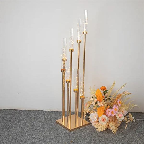 wedding decorations light wedding light flower stand decoration candle holder lights decoration events wedding Bridge Arch For Table Centerpieces Wedding