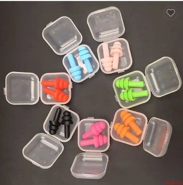 Silicone Earplugs Swimmers Soft Flexible Ear Plugs for Travelling Sleeping Reduce Noise Ear Plug Waterproof Swimming Reusable Hearing Protector Box DHL