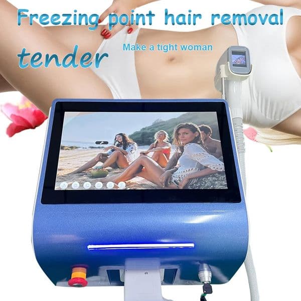 15.6 Touch Screen Desktop Hair Removal Depilatory Diode Laser 808nm Ice Point Hair Remove Skin Beauty Hair Follicle Damage Instrument