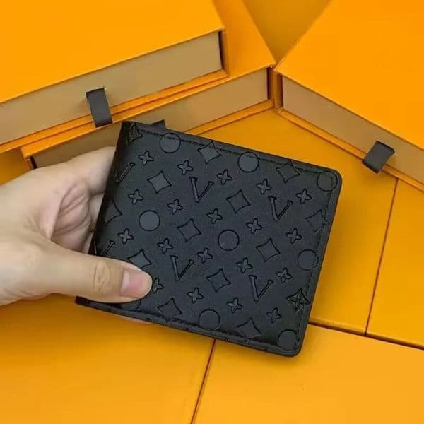 Leather Wallets Fashion Designer Wallets Retro Handbag for Men Women Classic Card Holders Coin Purse Famous Lattice Checker Plaid Flower Wallet