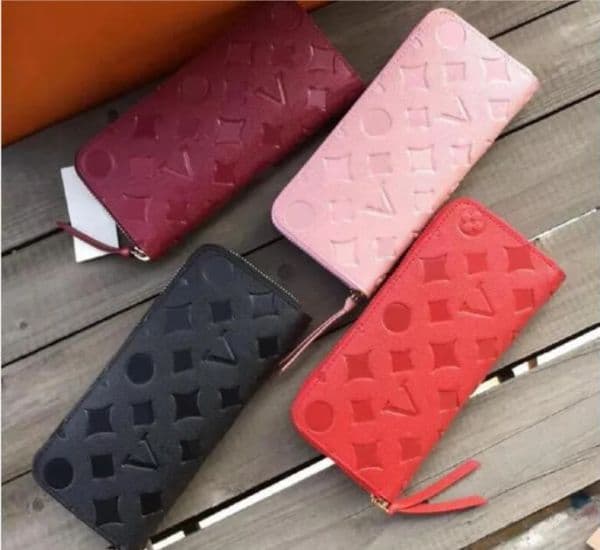 Fashion flowers designer zipper wallets luxurys Men Women leather bags High Quality Classic Letters coin Purse Men Classic Plaid card holder