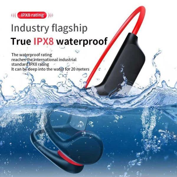 Headsets Bone conduction headsets Bluetooth after IPX8 waterproof MP3 for shokz openswim ear hook headset with mic swimming headphones J240123