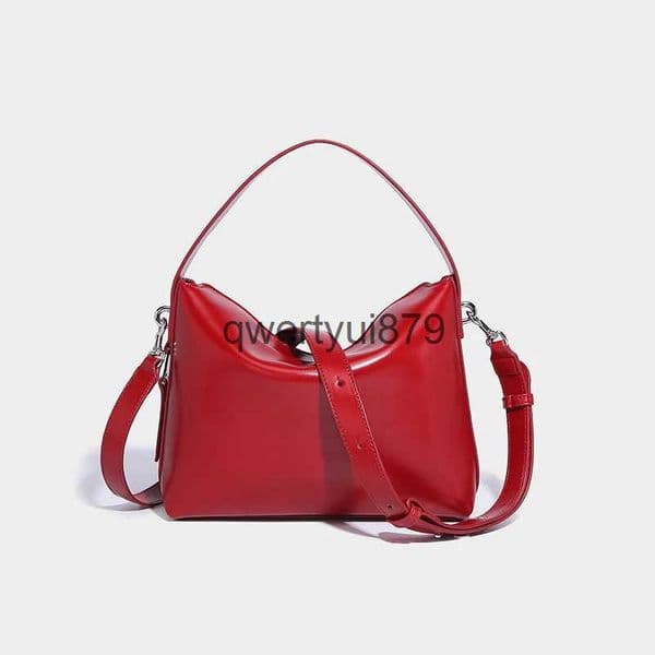 Shoulder Bags Red Wedding Tote Bucket Messenger Bag For Women Luxury Designer andbag And Purse 2024 New In Fasion Simple Soulder CrossbodyH24131
