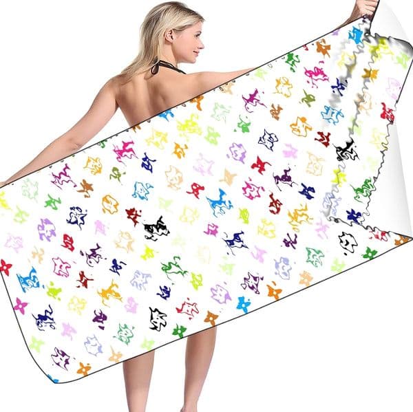 2025 New New Bath Towels Comfortable Washcloth Portable Washcloths Full Letter Printed Beach Towel Designer Free Shipping