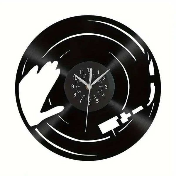 ZK30 DJ Music Vinyl Record LP Wall Clock Watch 3D Night Light Party Dance Hall Decor Vintage Timepiece Music Club Gift For DJM240731
