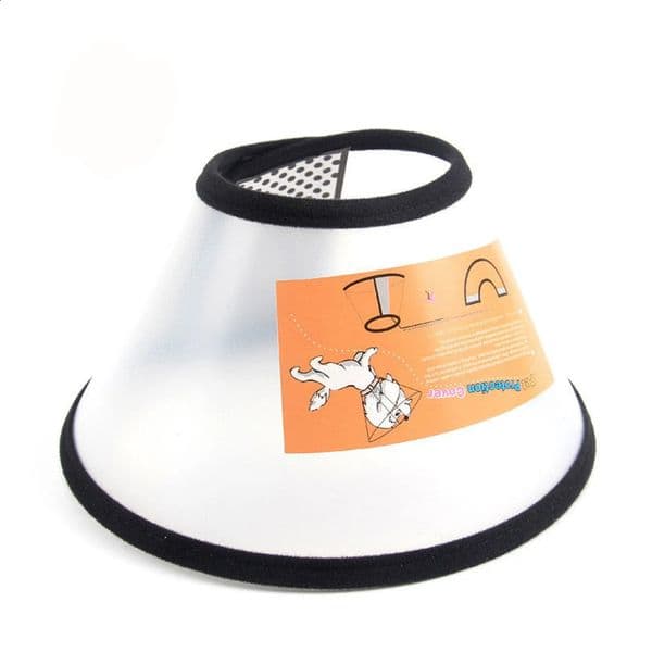 Cone Protective Collar for Pet Dogs Cats Wound Healing Protection Cover 240801