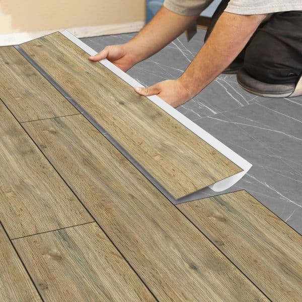 1PC Waterproof Vinyl Tiles Floor Stikers Peel And Stick Tile Self Adhesive PVC Wall wallpaper Sticker Kitchen Home Decoration 240731