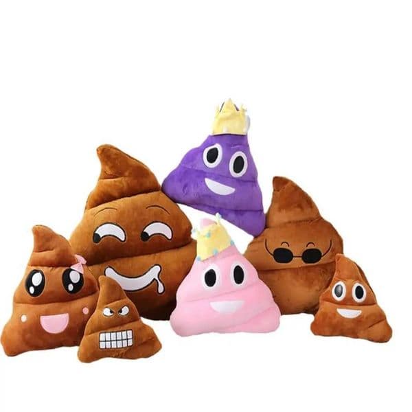 Many Size Poo Expression Plush Toys Friends Funny Freative Poo Funny Doll Send Friends Children Birthday Christmas GiftM240801