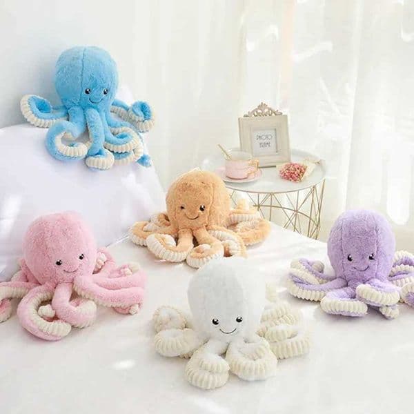 2026 New 18-80Cm Large Size Toy Octopus Plush Toys PP Cotton Stuffed Animals Doll For Children Girls Home Decoration Birthday Gifts M250729 T260529