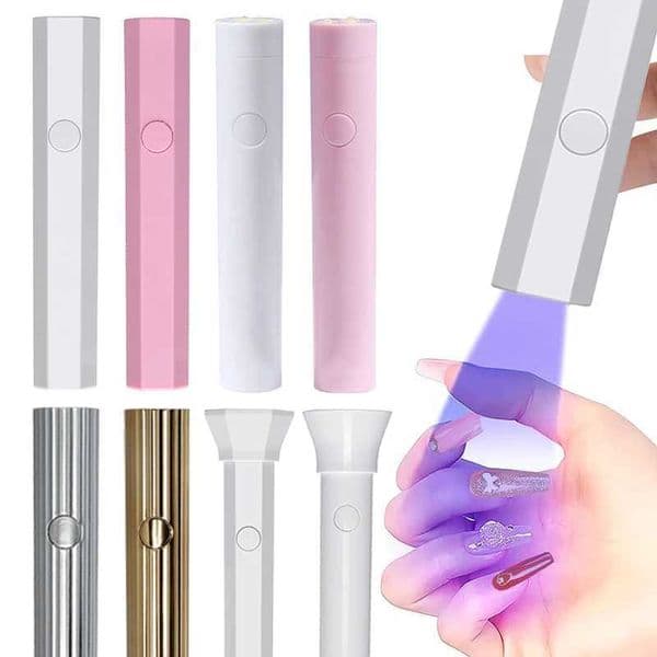 Mini Portable Flashlight Nail Dryer Salon Quick Dry USB Nail Dryer Machine Professional UV LED Nail Lamp Home Phototherapy Tools Y240801