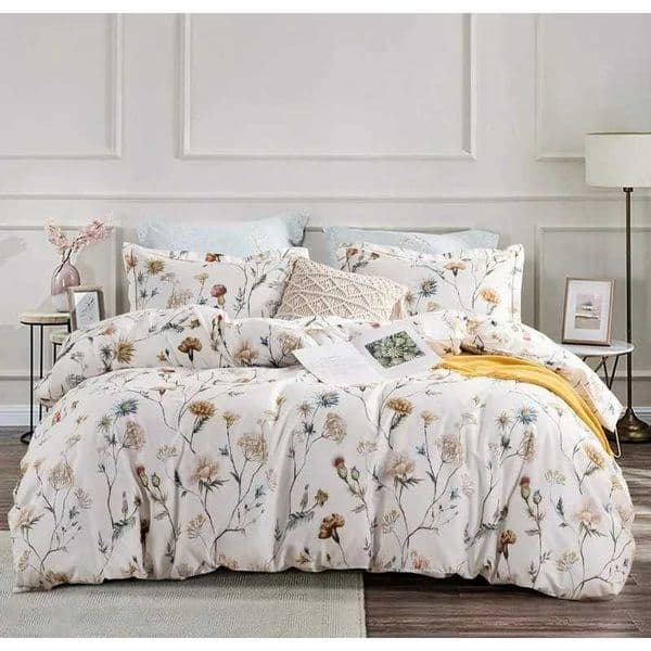 Down duvet cover 600 thread count cotton printed luxury floral comfort set bedding set 3Pcs W240801