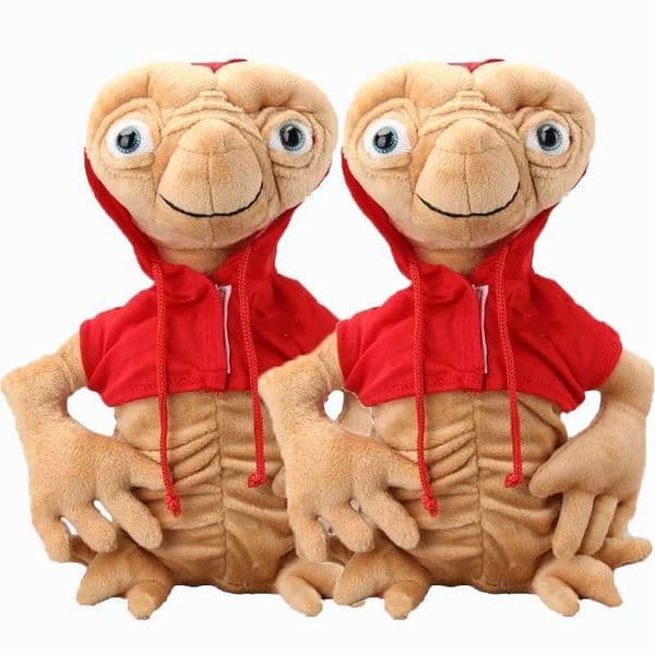2025 New 28Cm E.T Alien Plush Toy Doll Cartoon Plushie Toys Extraterrestrial Stuffed Dolls With Cloth High Quality For Kids Birthday Gift Y2