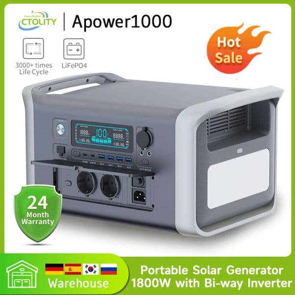 220v Camping Battery 300w 1000w 2000w Portable Power Station Lifepo4 Battery for Home