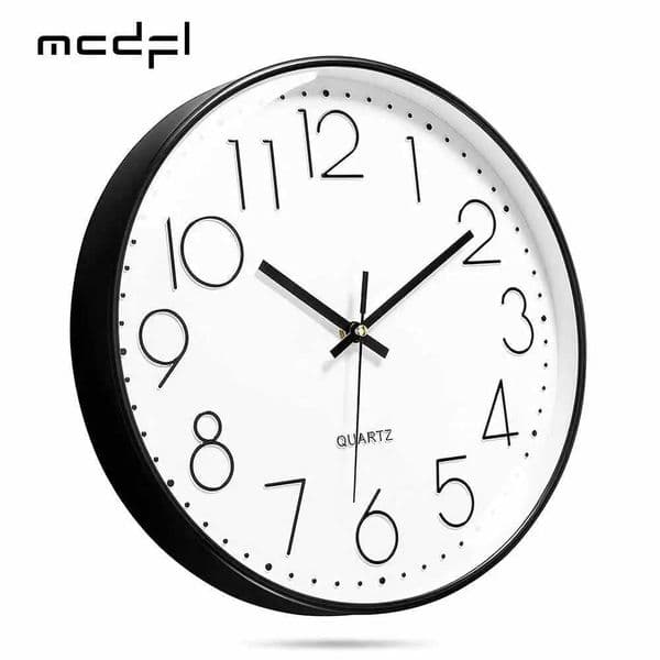 MCDFL Modern Wall Clocks Silent for Living Room Minimalist Watch Battery Operated Home Decor Luxury Analog Clock Bedroom OfficeM240731