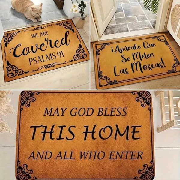 2026 Designer Cool Carpet Interesting Welcome Letter Entrance Non Slip Brown Door Mat Home Bathroom Carpet Washable Halloween Kitchen Floor Carpetx240801 F Free
