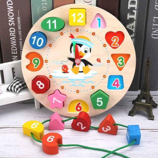 3D Montessori Wooden Toys for Baby Gift Baby Development Games Wood Puzzle for Kids Educational Learning Toy Y240801