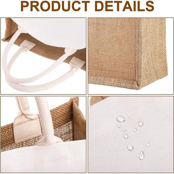 Linen Tote Shopper Purses Large Beach Handbags Pink Flower Print Vintage Women Shopping Bags Portable High Capacity Top Handle
