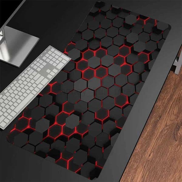 Gaming Mousepads Mousepad Geometric Large Mouse Mat Big Desk Pads Non-Slip Rubber Mouse Pad Big Keyboard MatsM240802